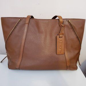Fossil Ava Shopper - Cognac Brown Leather